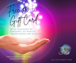 Holiday Special: FREE $50 GIFT CARD with purchase of a Personal 60 Minute Transformation Session